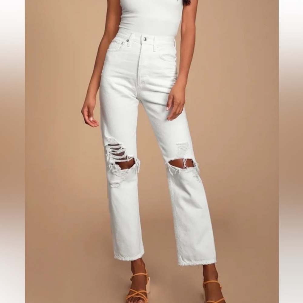 Agolde 90s Jeans Mid Rise Loose Fit - Picture 3 of 7